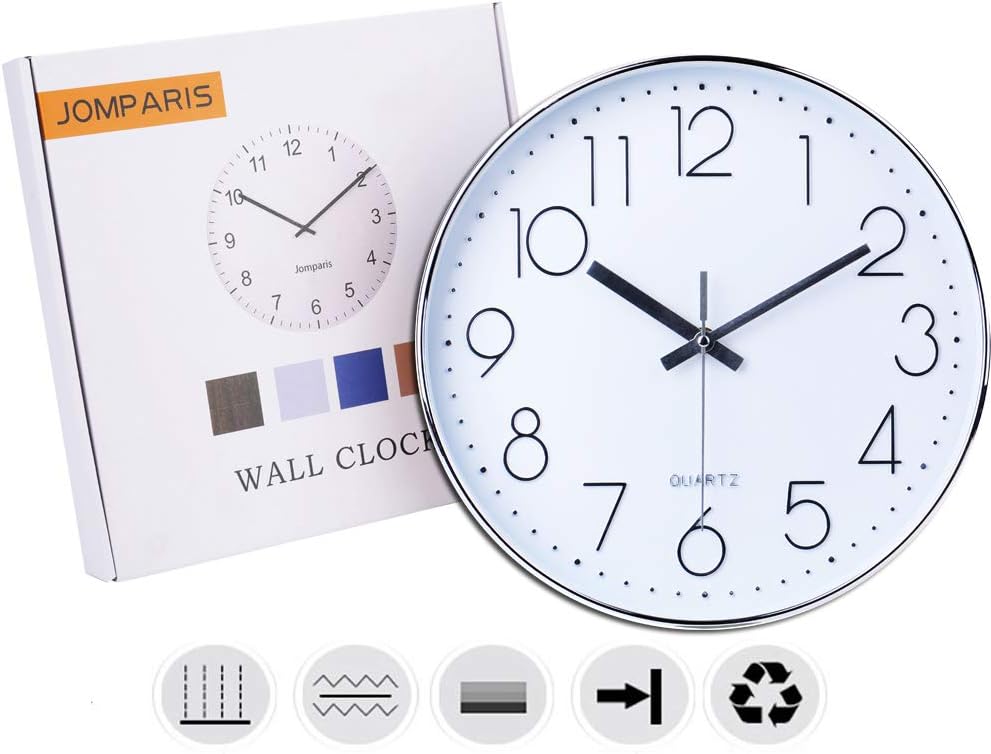 Thumbnail 6 de Jomparis 30 cm Modern Quartz Wanduhr