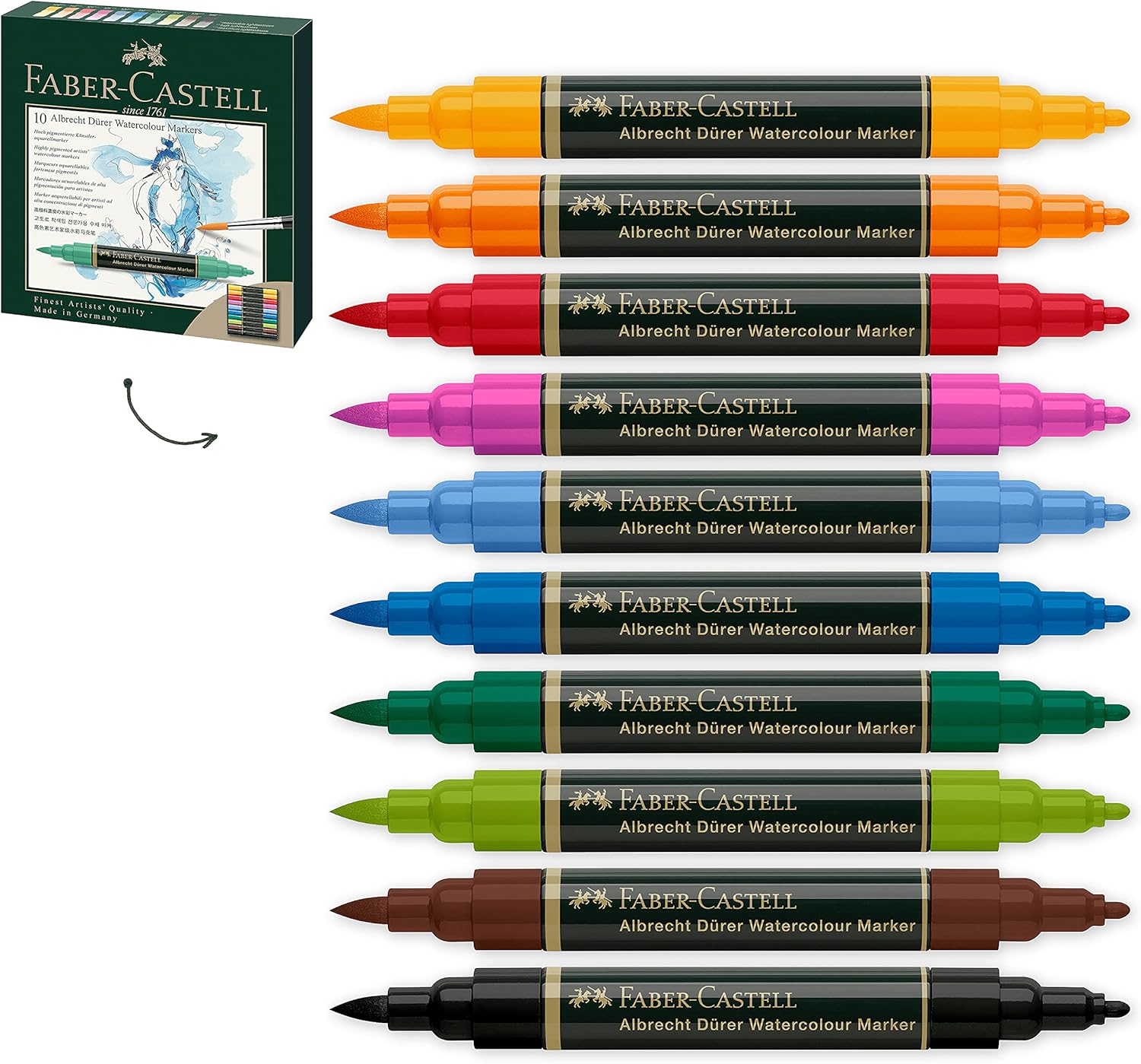 Thumbnail 6 de Faber-Castell AG160330 Albrecht Durer 30-Piece Watercolour Marker Set
