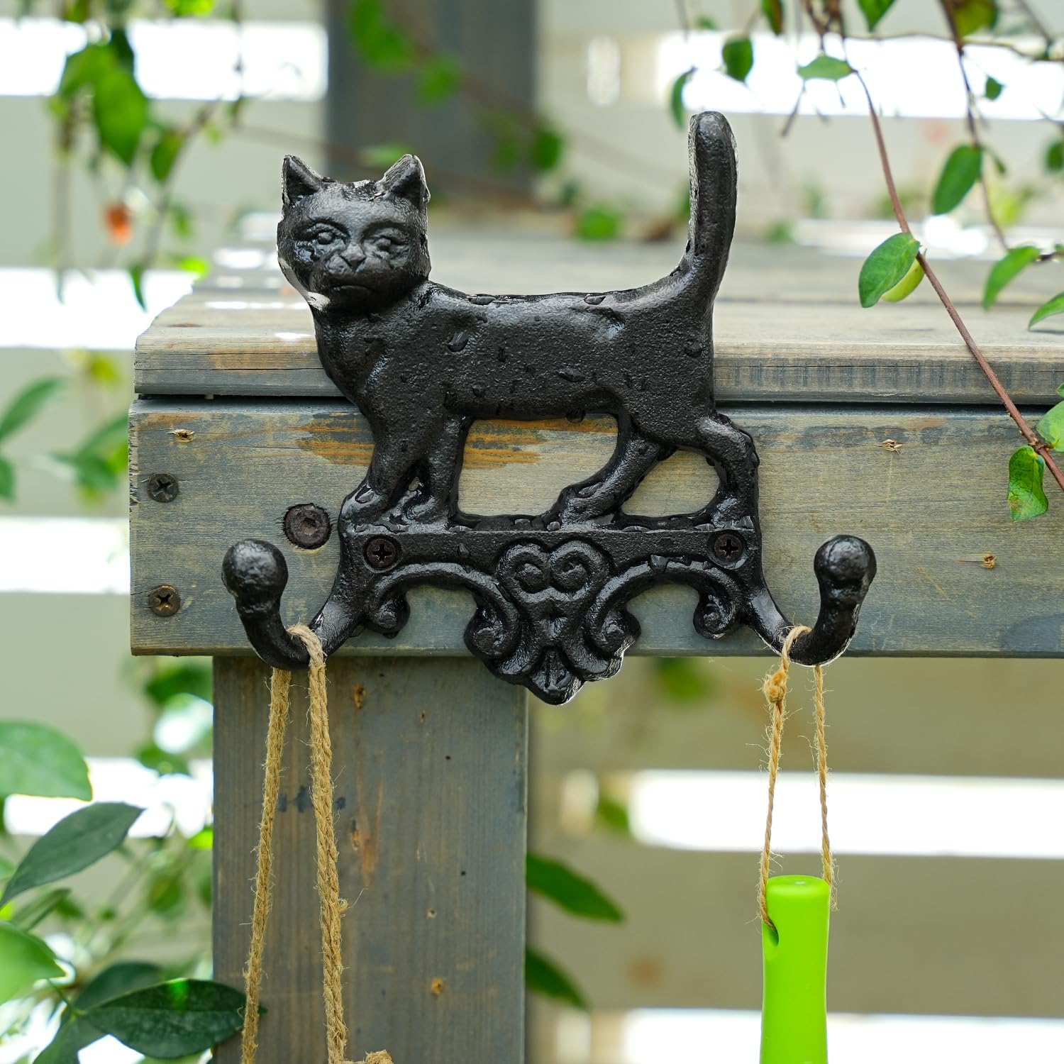 Detalle 2 de Sungmor Cat Wall Hooks, Cast Iron