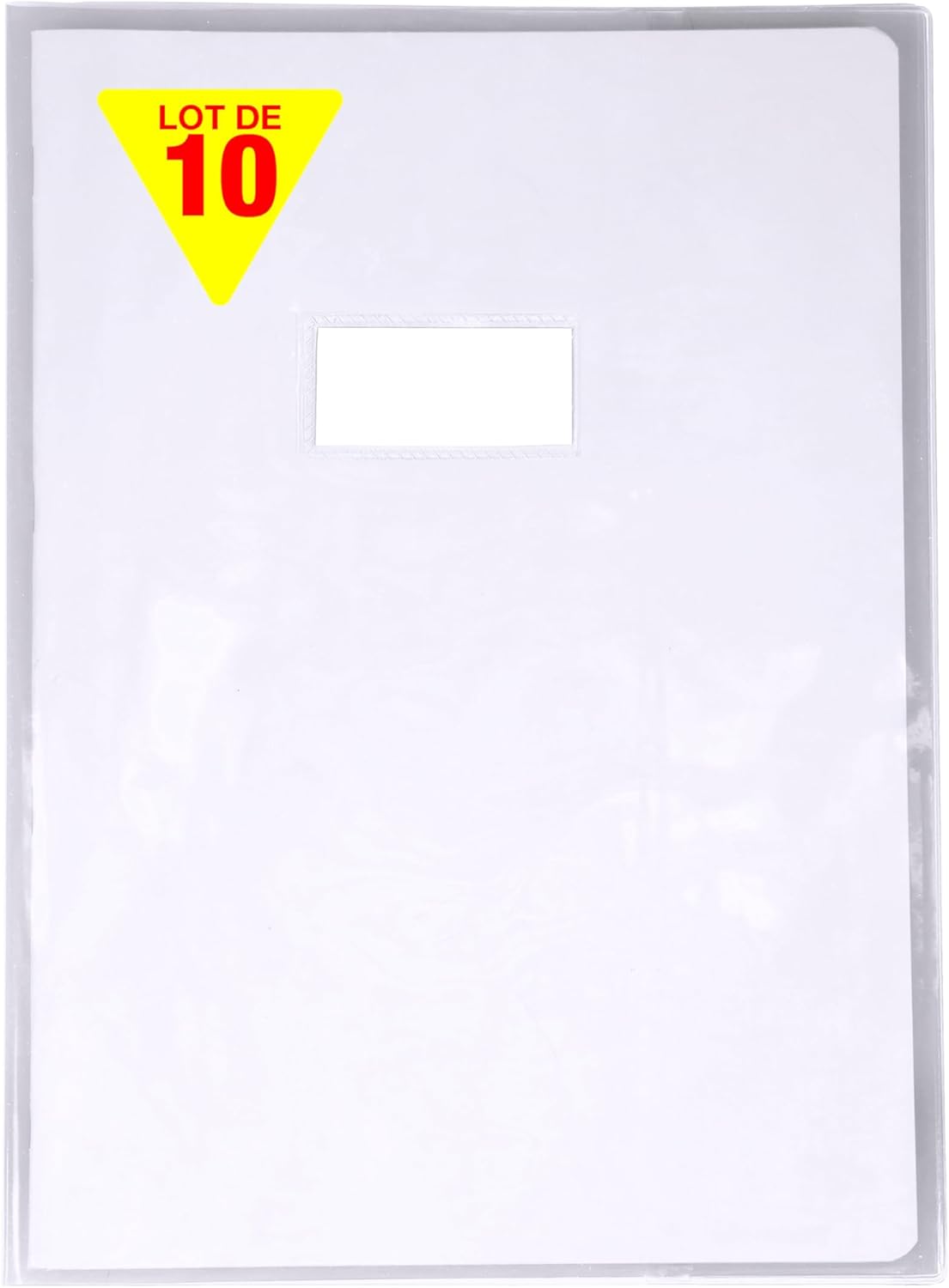 Thumbnail 3 de Calligraphe 73401Cpack – Lot de 10 Protège-Cahiers Cristal incolores 24x32 cm, 12/100 et porte-étiquette