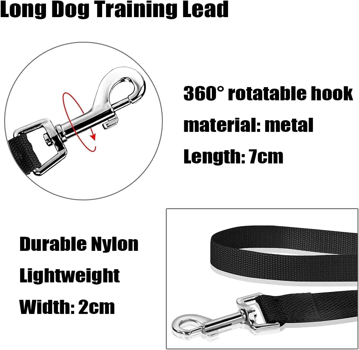 Thumbnail 1 de Mainiusi 30m Dog Lead for Recall Training