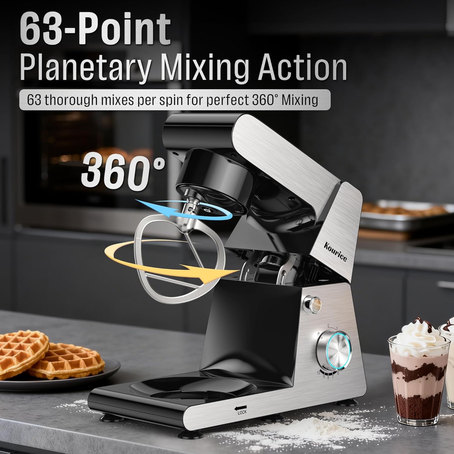 Thumbnail 2 de Stand Mixer Pro-Grade 6.5QT Bowl 🍽