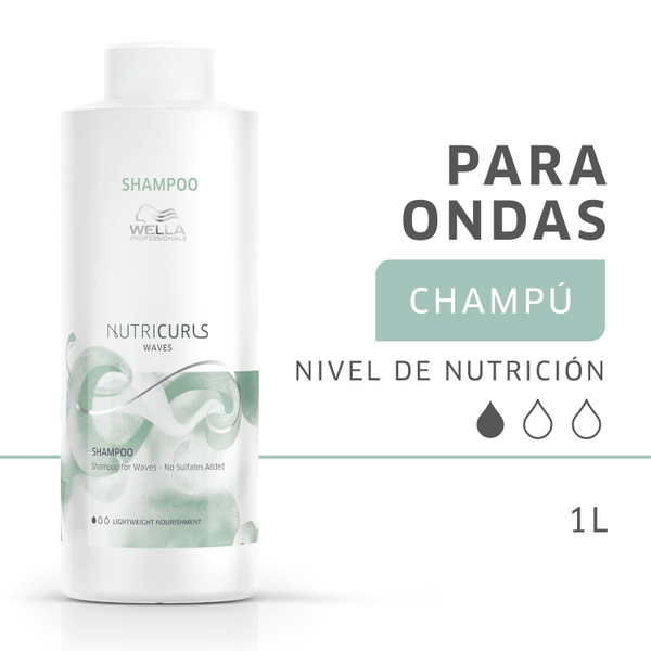 Thumbnail 1 de Wella Premium Nutricurls Champú 1000 ml 💆‍♀