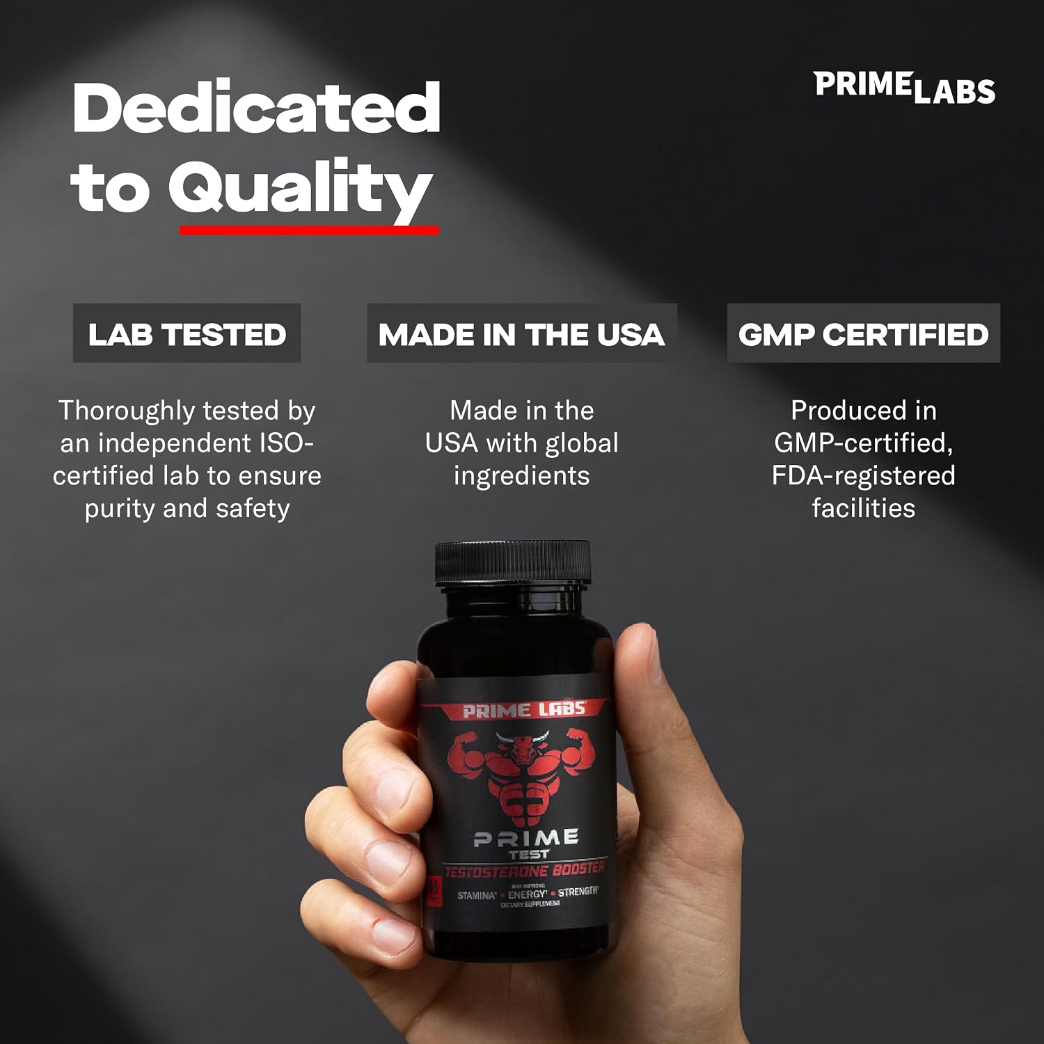 Thumbnail 6 de Prime Labs Testosterone Booster 60 Caplets