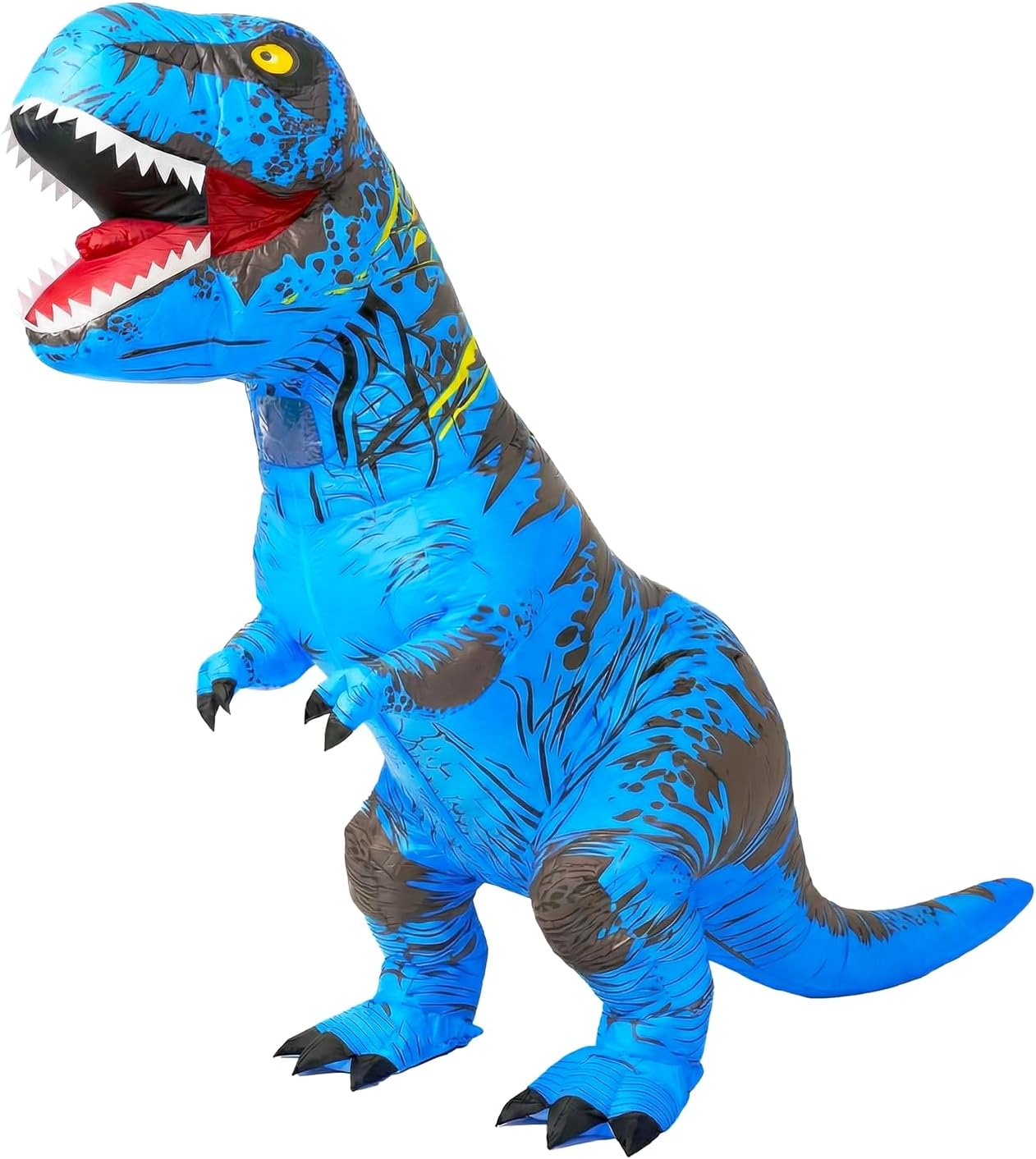 Thumbnail 3 de JASHKE Inflatable T-Rex Dinosaur Costume for Adults (Blow-up Dino Suit)