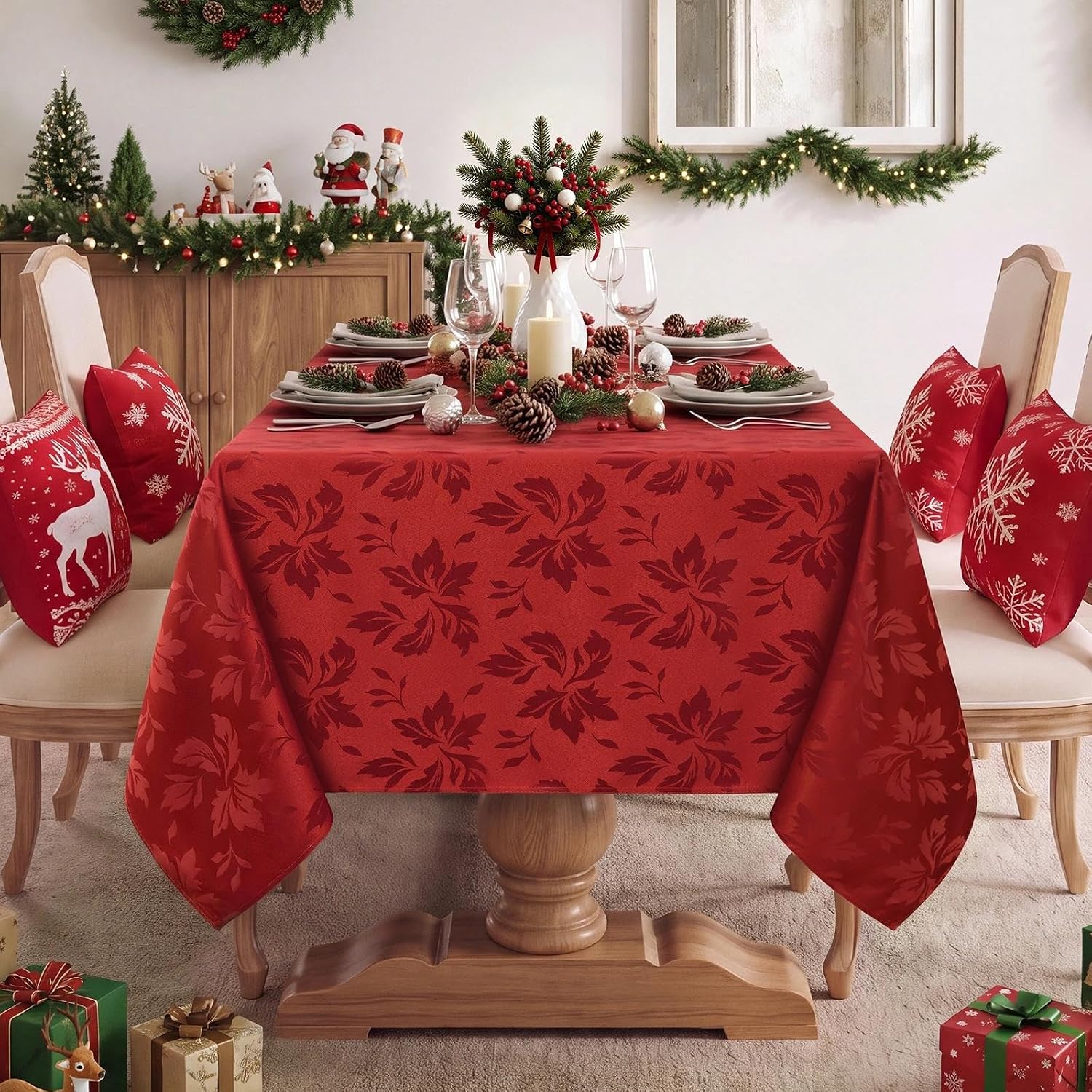 Thumbnail 1 de Romanstile Jacquard Tablecloth 60 x 102 Inch