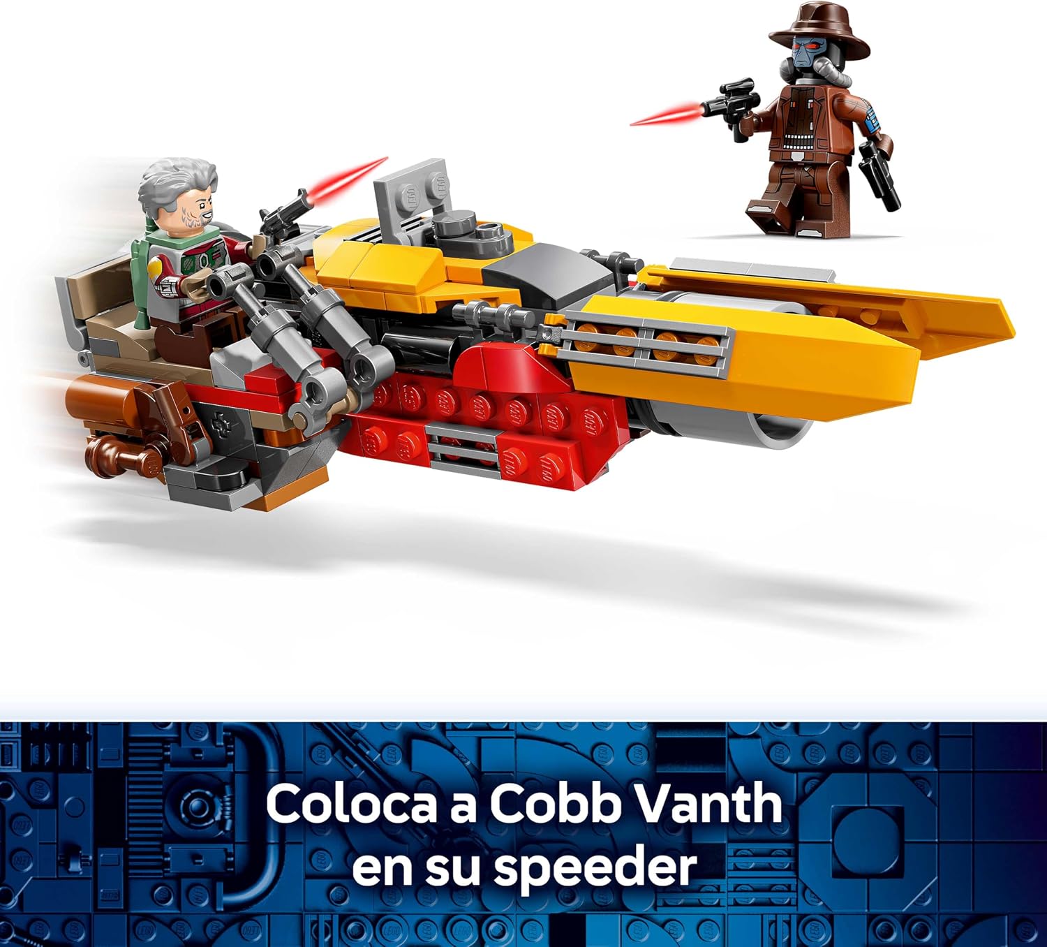 Thumbnail 2 de LEGO Star Wars 75437 Speeder de Cobb Vanth con minifiguras de Cobb Vanth y Cad Bane