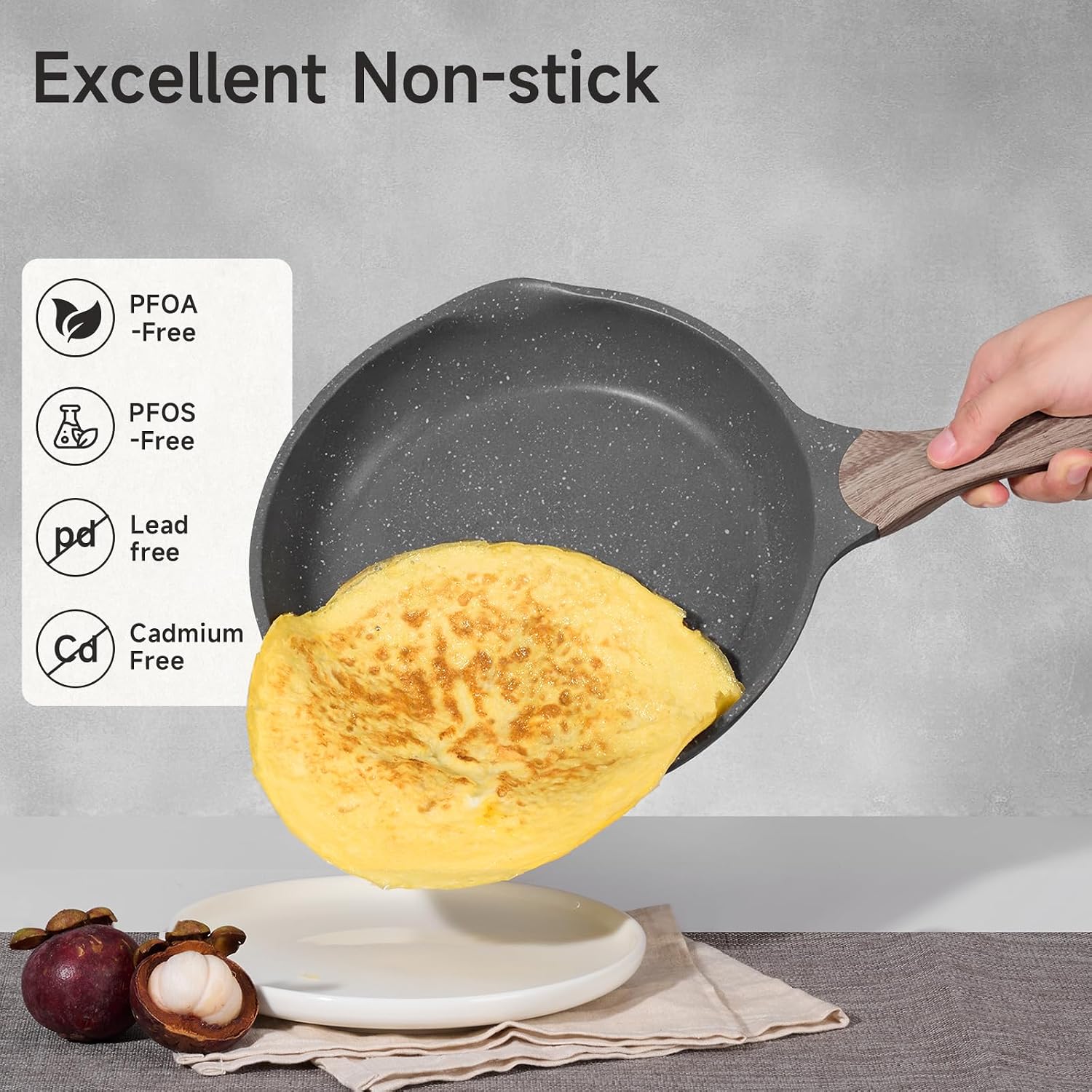 Detalle de JEETEE 23pc Non-Stick Cookware Set