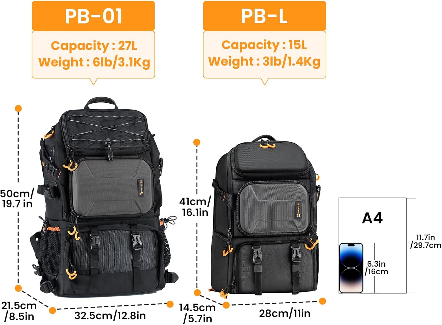 Detalle 2 de TARION 15L Camera Backpack with 15.6" Laptop