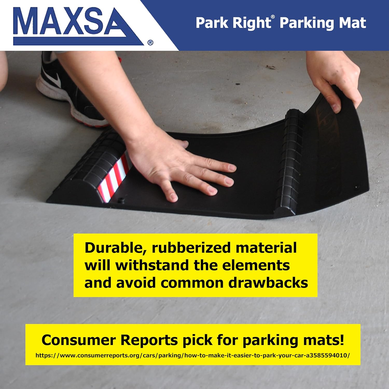 Detalle 2 de Maxsa 37358-2PK Park Right Parking Mat 21"