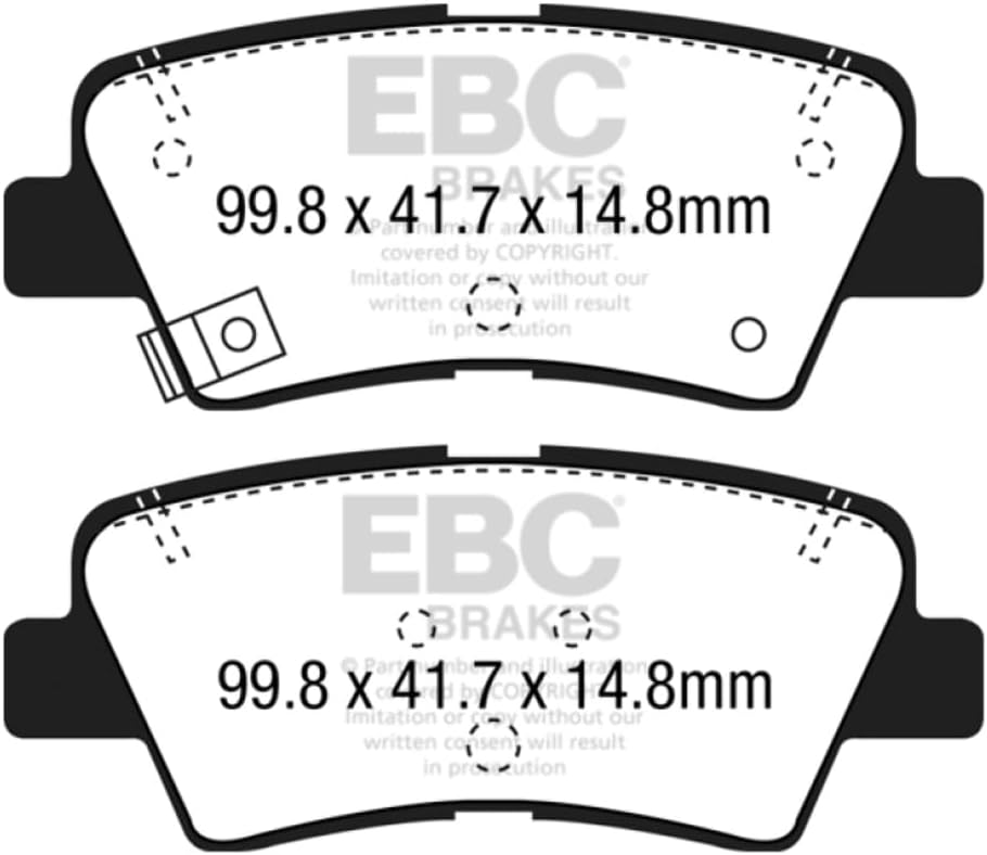 Detalle 2 de EBC Brakes Redstuff 3000 Sport Brake Pads