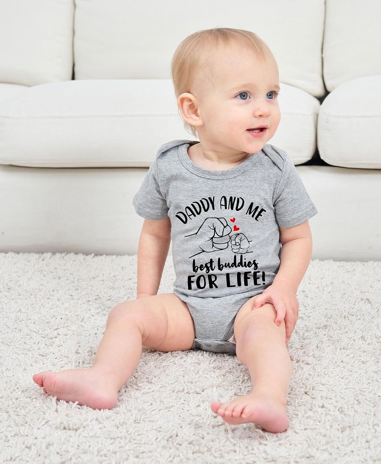 Detalle de RAISEVERN Baby Bodysuit, Cotton