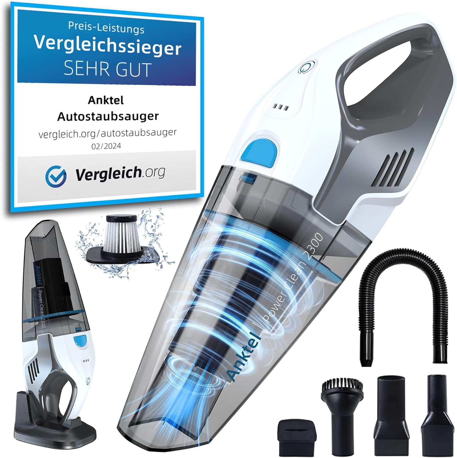 Detalle de Anktel PowerClean2300 Handstaubsauger 14,8V