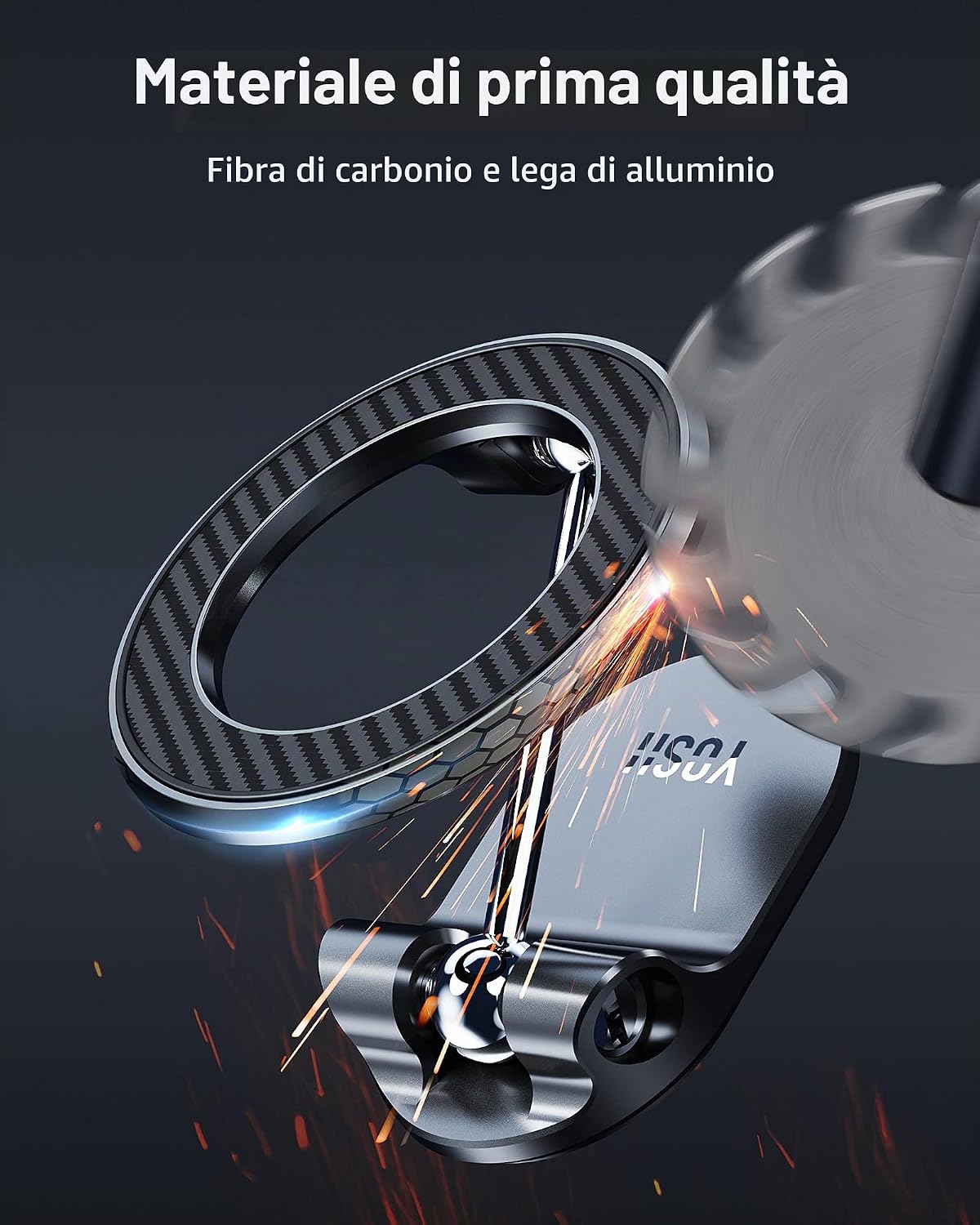 Detalle de YOSH Porta Cellulare MagSafe 20 magneti