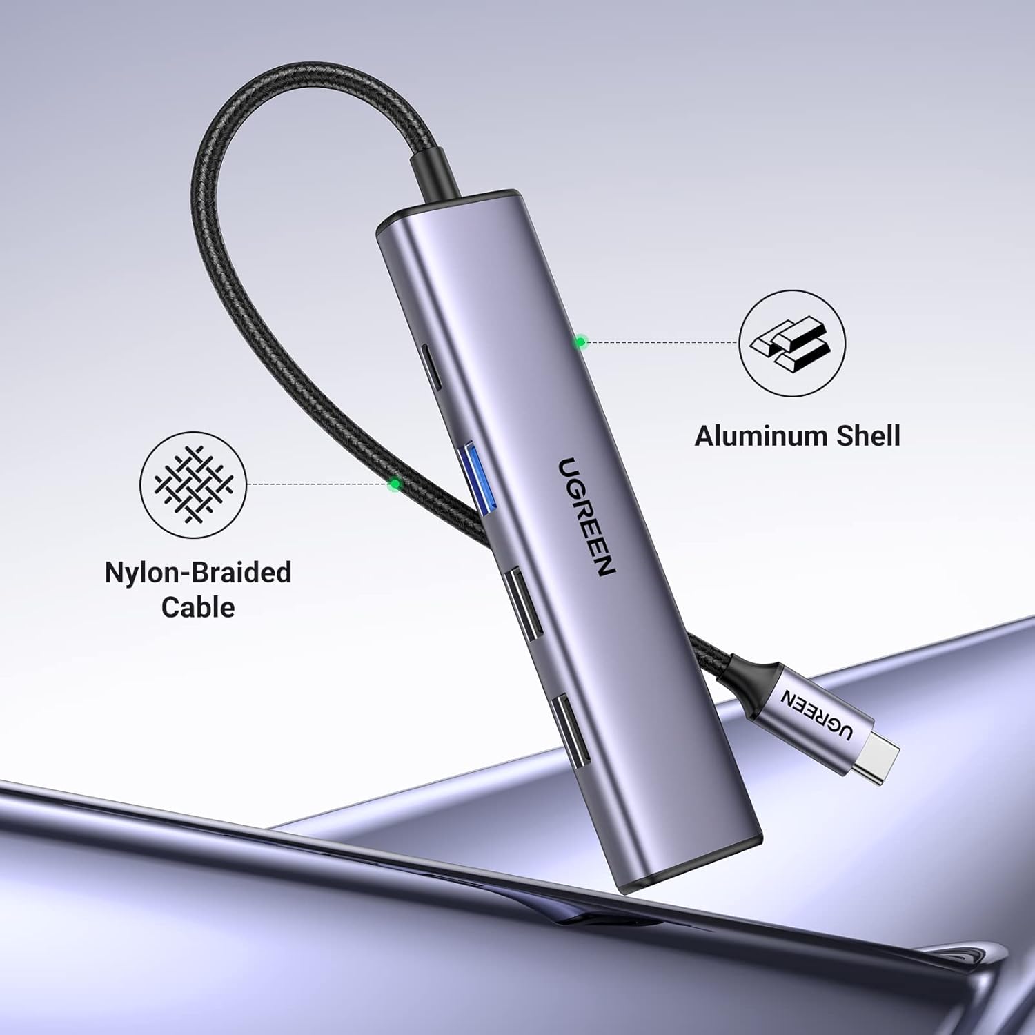 Thumbnail 4 de UGREEN Revodok USB C Hub 5‑in‑1, 100W PD