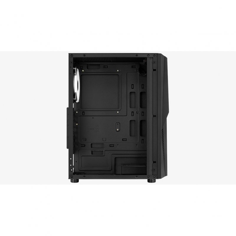 Thumbnail 2 de Aerocool Mecha USB 3.2 ARGB Negra: caja semitorre con panel lateral de vidrio y RGB direccionable