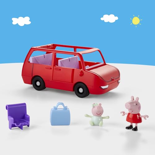 Detalle de Peppa Pig Peppas großes Familienauto Spielset, Rot – detailreiches Familienabenteuer