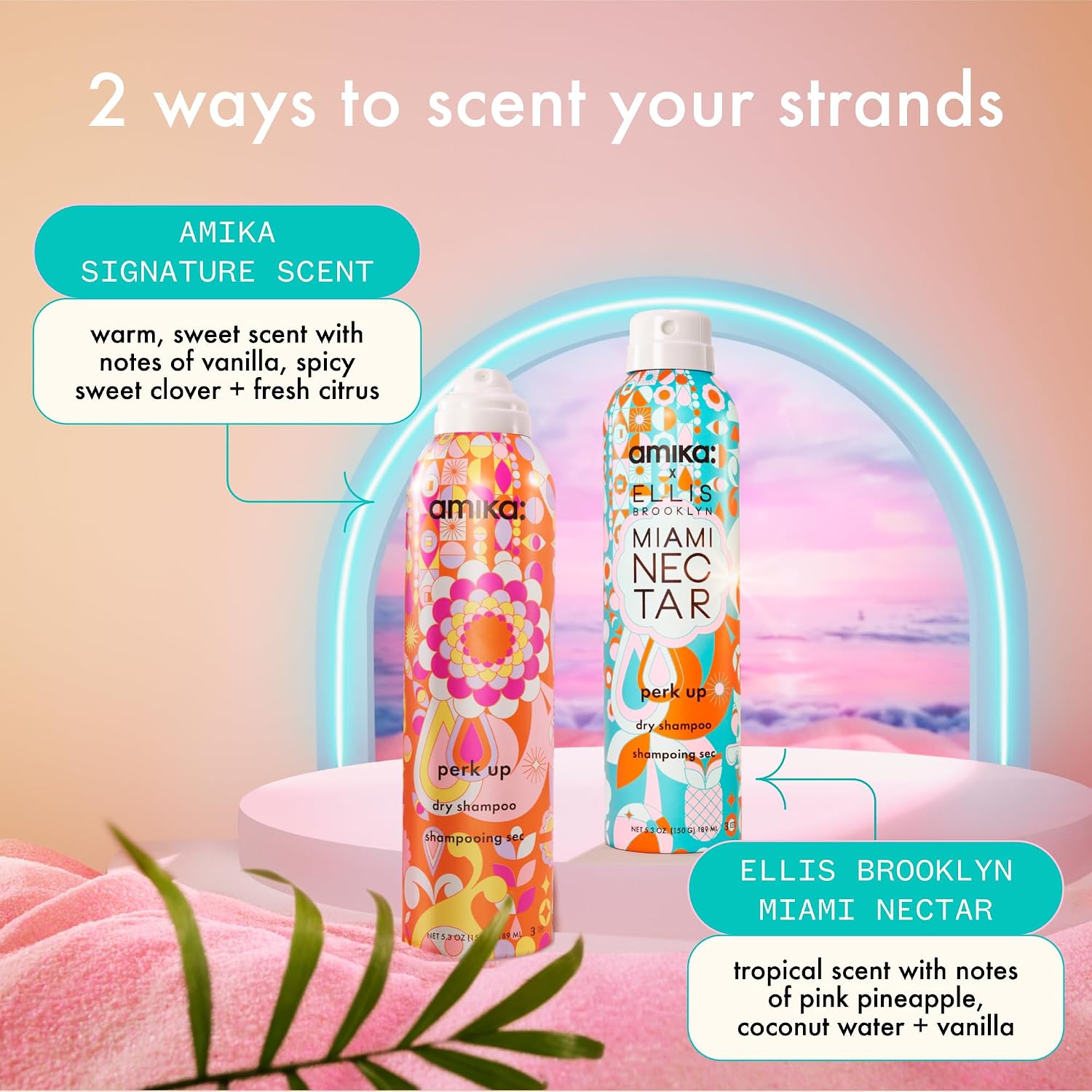 Detalle 2 de Amika Perk Up Talc-Free Dry Shampoo with Pink Pineapple + Coconut Water Scent