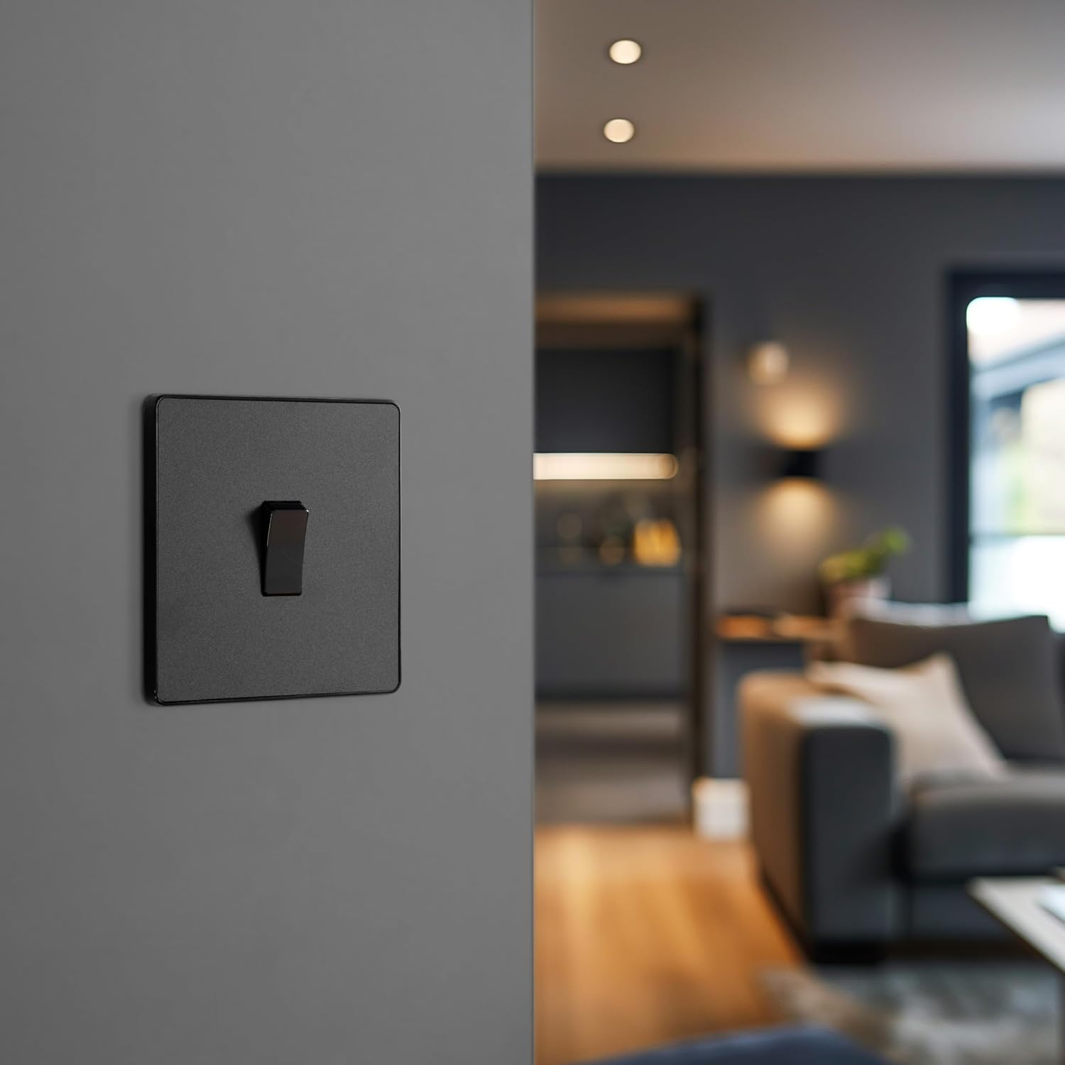 Thumbnail 6 de BG Electrical PCDMB12B: 2‑Way, Screwless Front Plate, Matt Black - Evolve Range