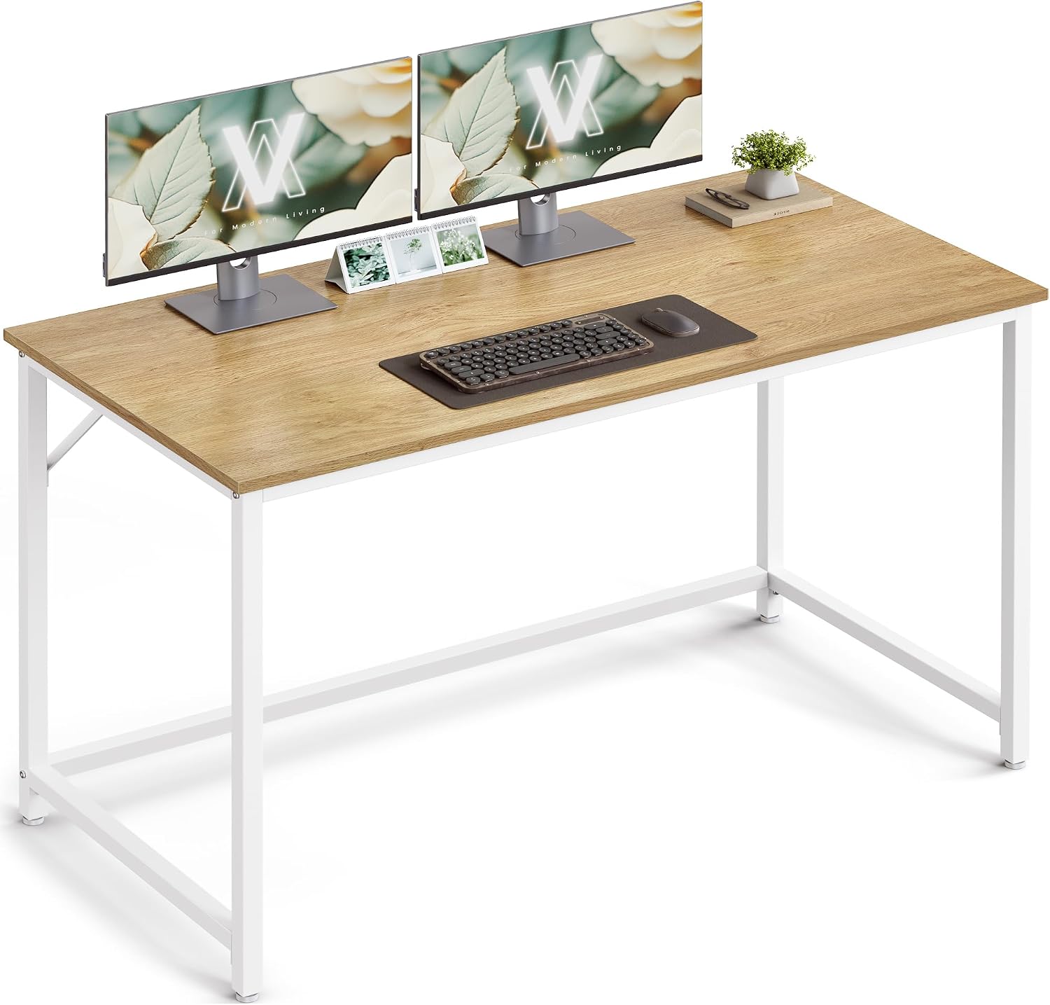 Detalle de VASAGLE LWD039W70V1 Schreibtisch 120×60×76 cm