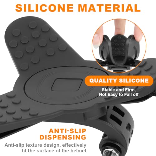 Detalle de Adiwo Fascia da Testa per Action Cam – Supporto imbracatura stabile e versatile