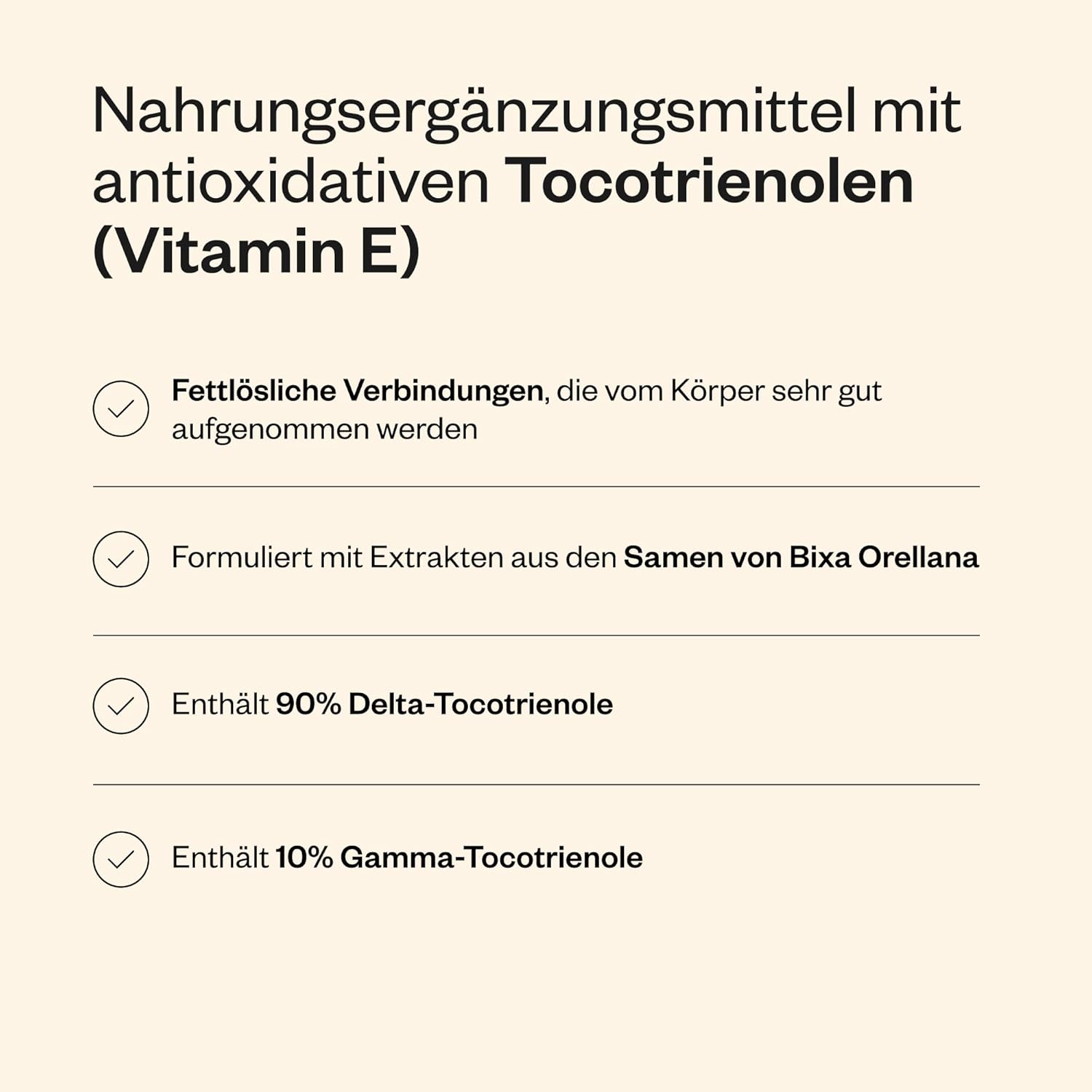 Thumbnail 3 de Annatto Tocotrienole (DeltaGold®) – natürliche Vitamin-E-Quelle, 60 Softgels, glutenfrei