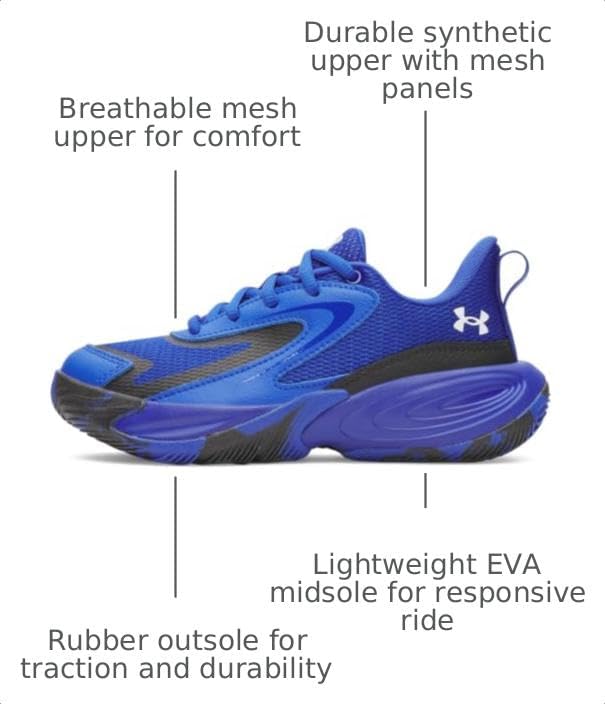 Detalle de Under Armour Kids Basketball Shoes, Pre-School