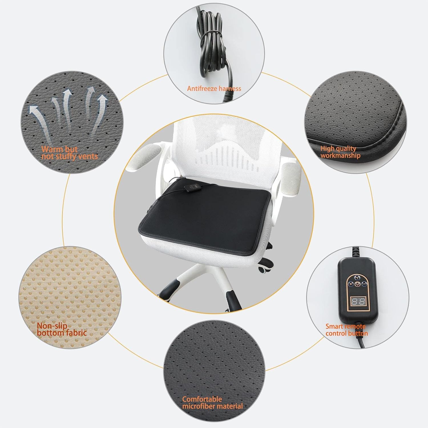 Detalle 2 de OLYDON Heated Seat Cushion 1-pad