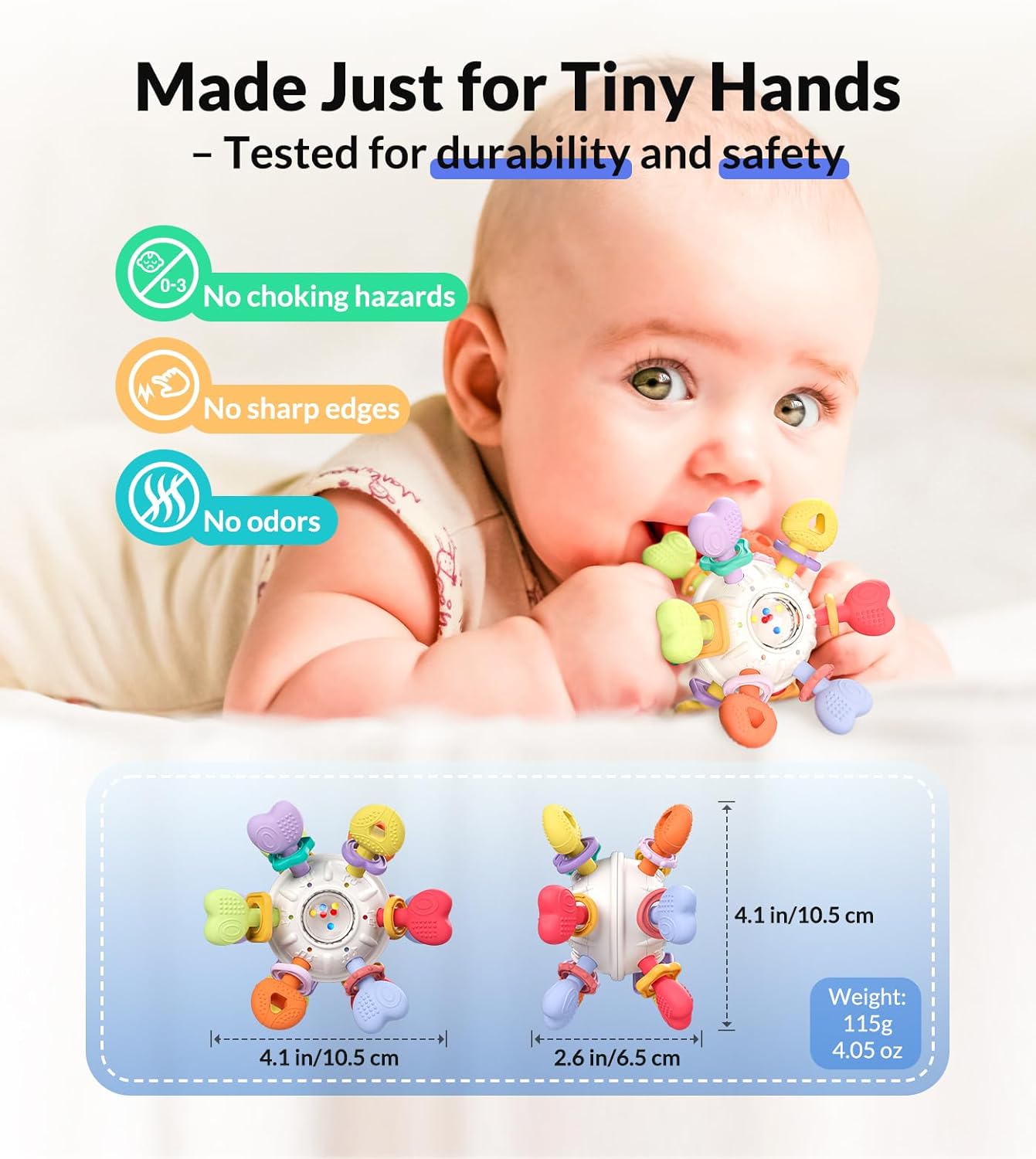 Thumbnail 5 de Baby Teething & Rattle Toy 0–12 months