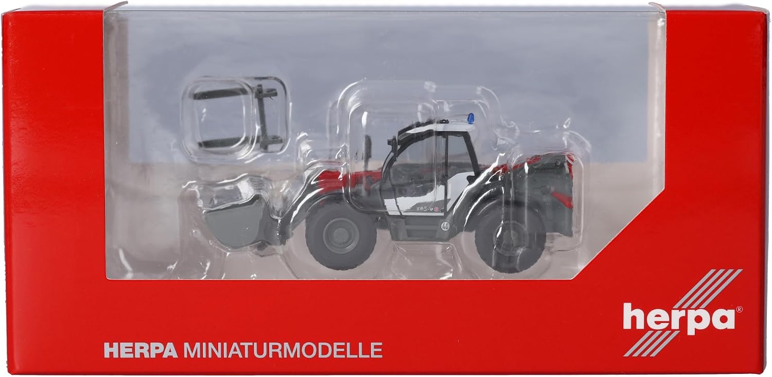 Thumbnail 4 de Herpa Liebherr Teleskoplader T60-9S „Feuerwehr” – model w skali 1:87