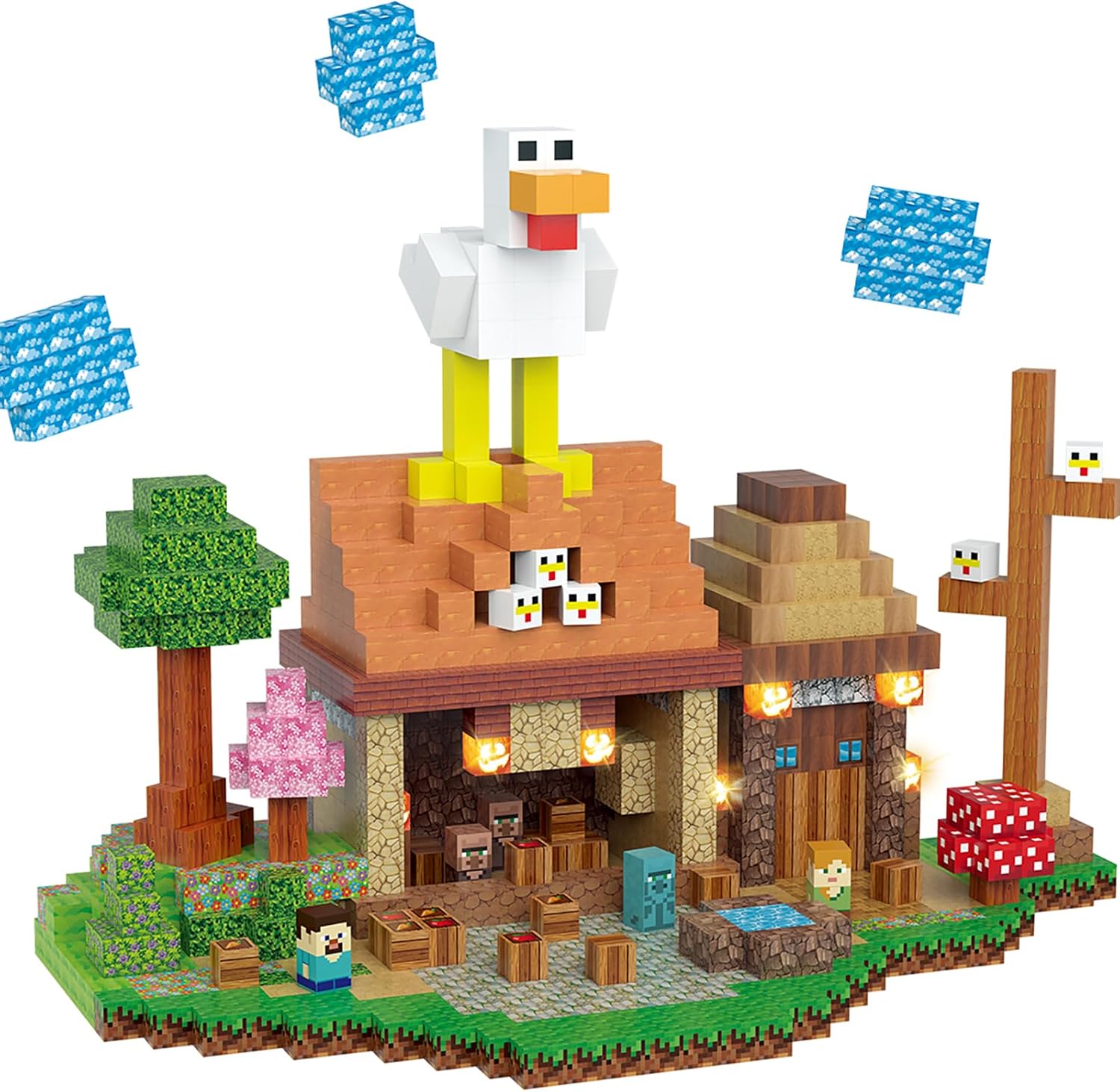 Detalle de AIDYVOI Magnetic Blocks 3D Building Set 🧩