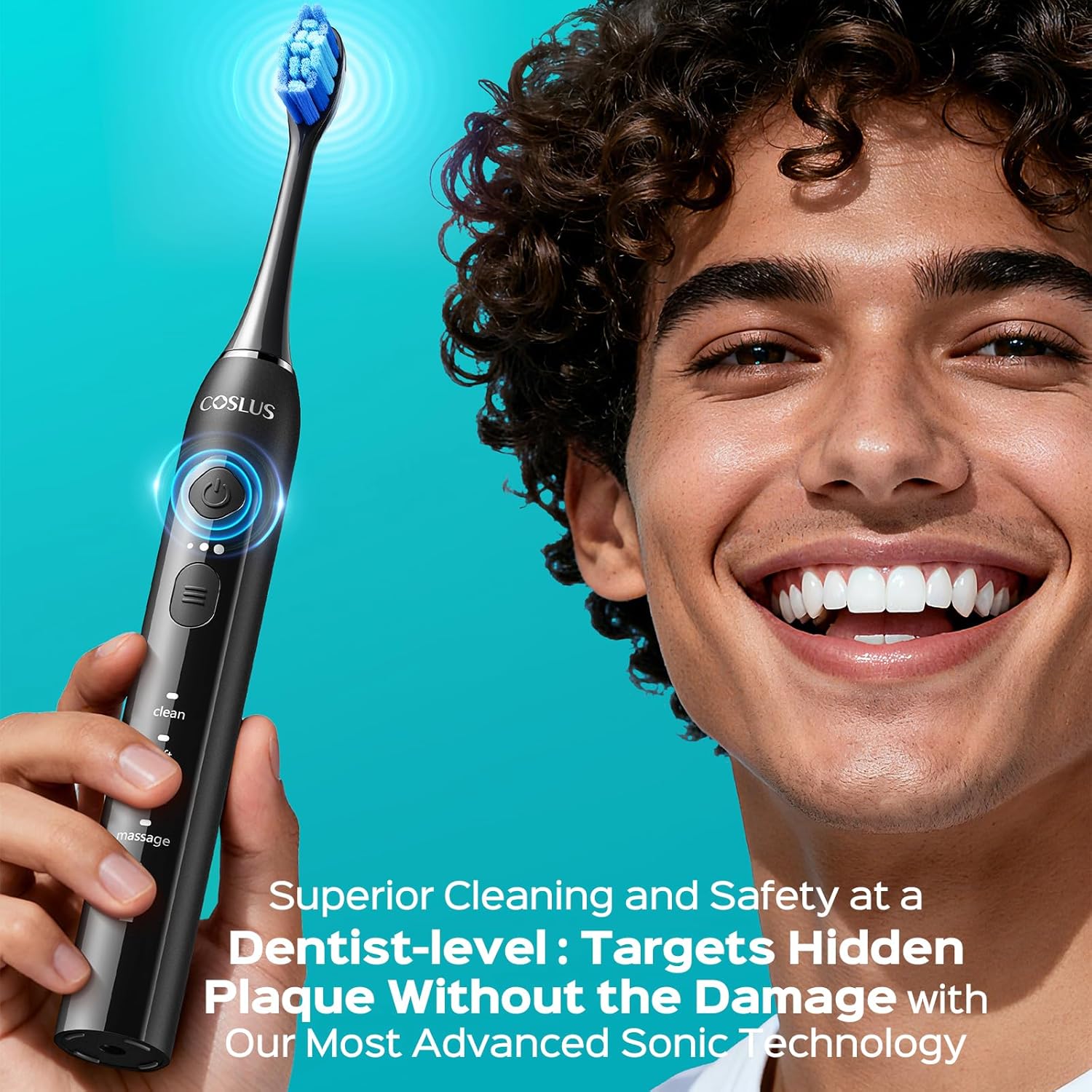 Thumbnail 6 de COSLUS Sonic Electric Toothbrush 2‑hour charge 🪥