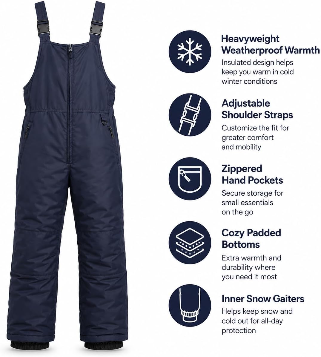 Thumbnail 4 de Arctic Hero Mens Bib Overalls insulated waterproof bibs