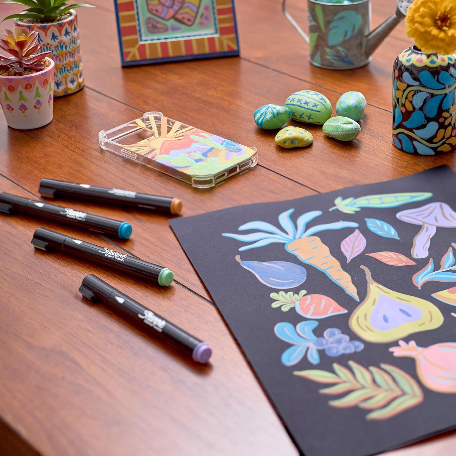 Thumbnail 6 de Sharpie Creative Marker pennarelli acrilici 12 pezzi 🎨