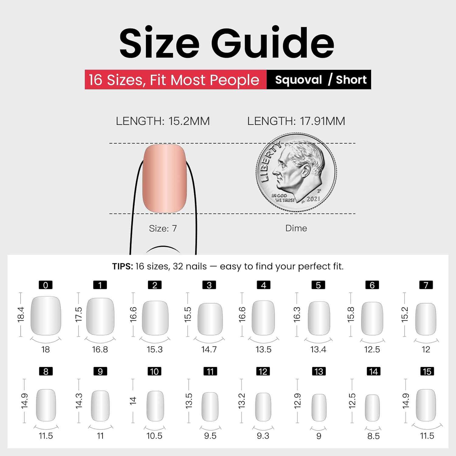 Thumbnail 5 de Curvlife press on nails 30 count
