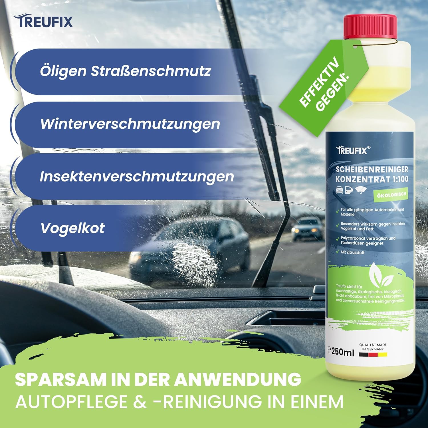 Detalle de Treufix Scheibenwischwasser Konzentrat 250ml