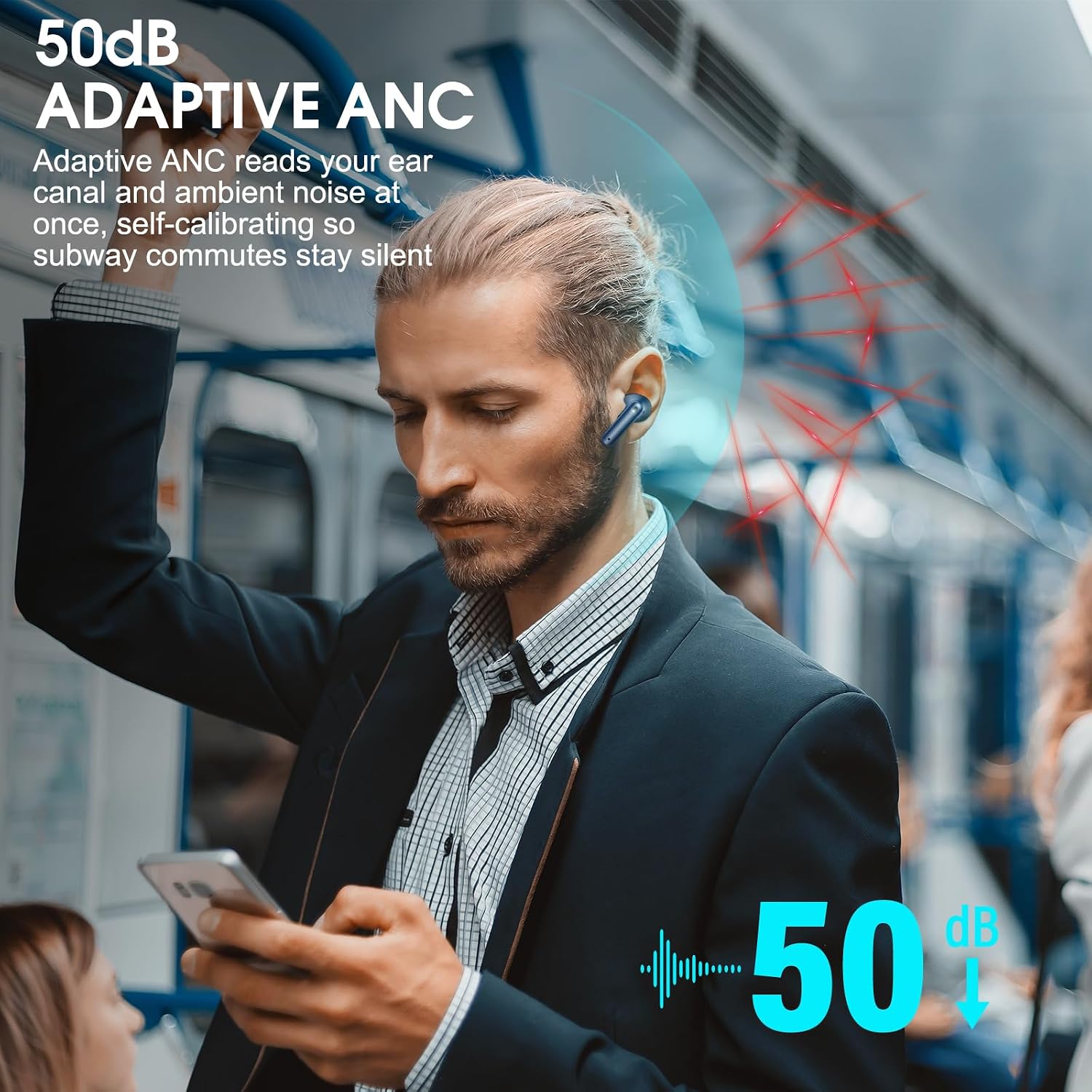 Thumbnail 1 de Wireless Earbuds with 60-Hour Playtime