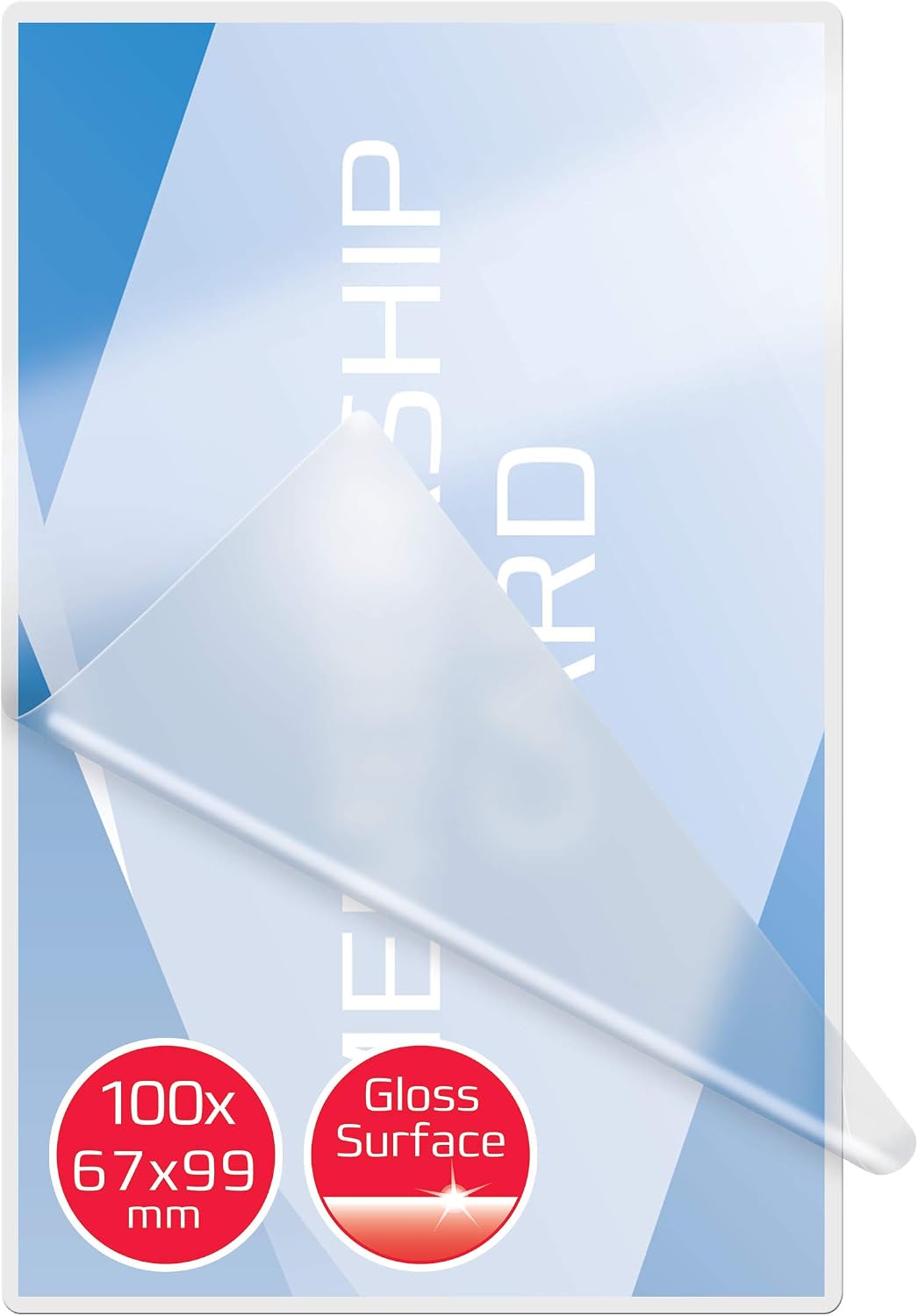 Detalle de GBC 3743177 – Lot de 100 Pochettes de plastification petits formats, transparentes