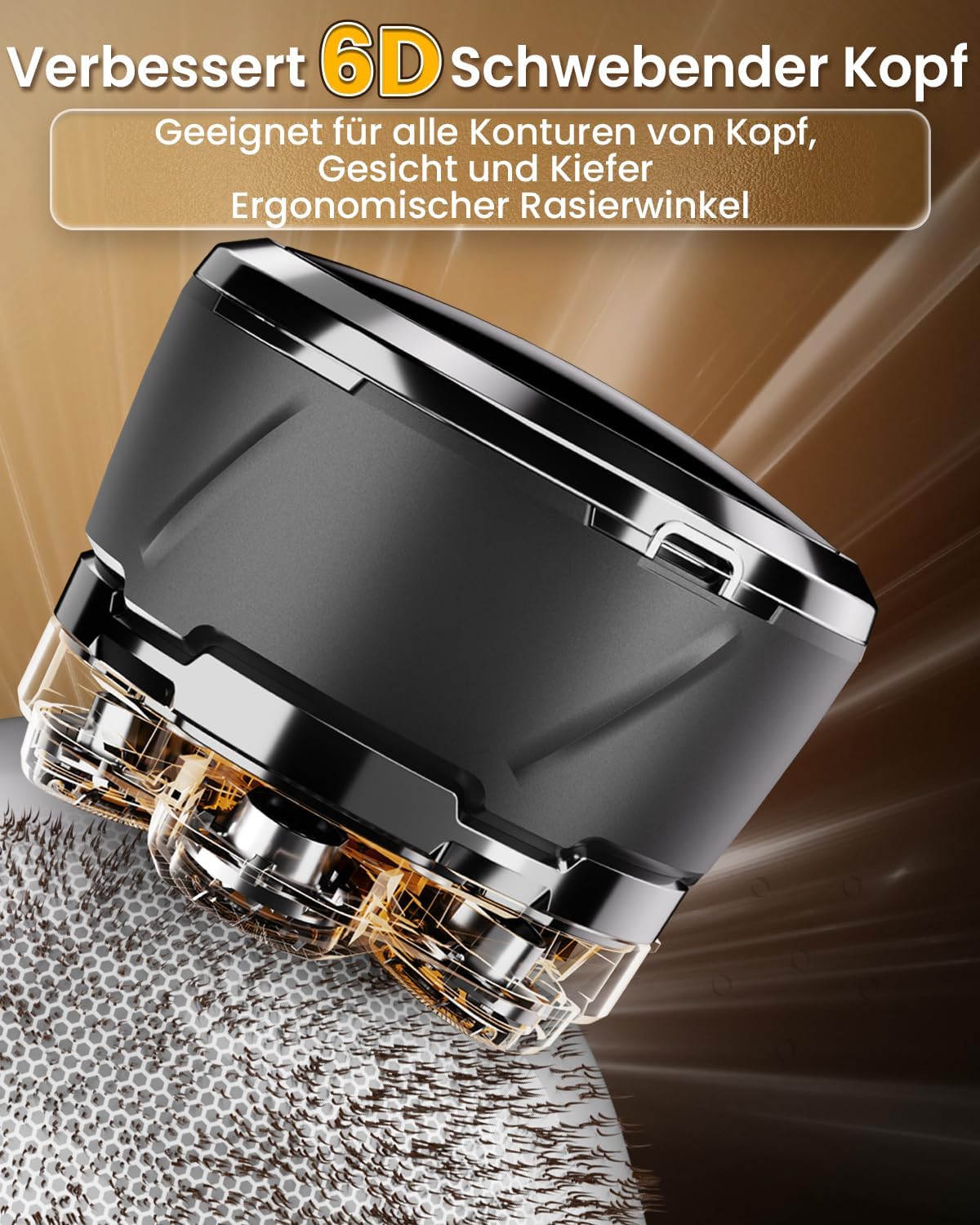 Detalle de JoyKoi Glatzen Rasierer Herren IPX8
