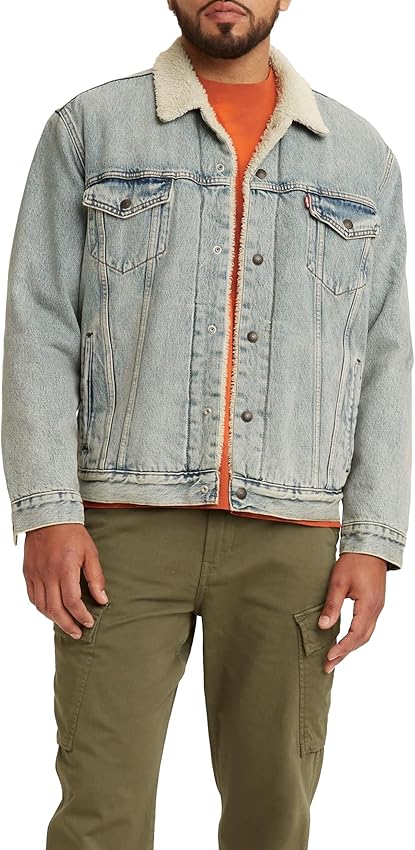 Detalle de Levi's Type 3 Sherpa Trucker Chaqueta Stonebridge M
