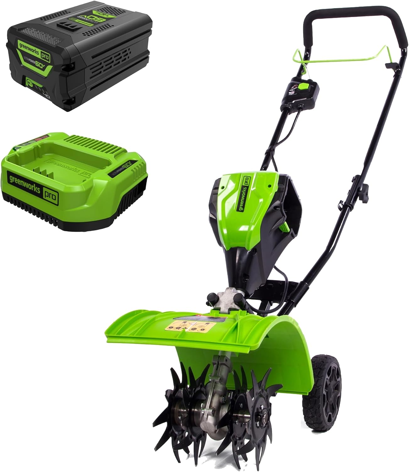 Detalle 1 de Greenworks Cordless Tiller Cultivator, 80V