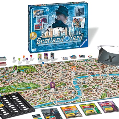 Detalle de Ravensburger Scotland Yard – Familienspiel für 2–6 Spieler, ab 8 Jahren (27515)