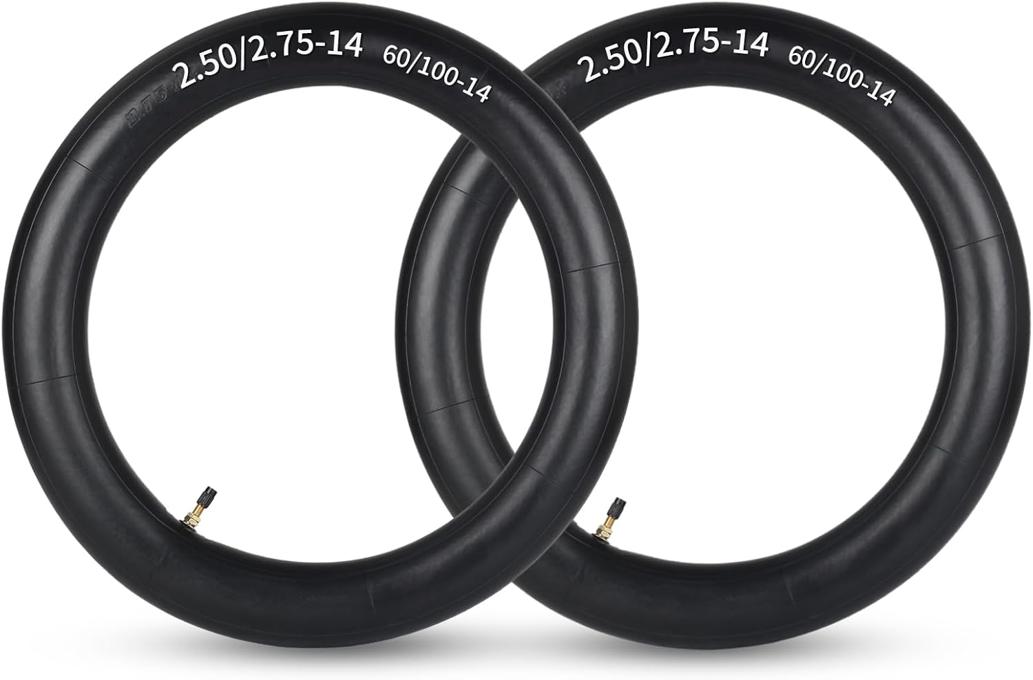 Detalle de GICOOL 2.50/2.75-14” Dirt Bike Inner Tubes (2 Pack) with TR4 Valve Stem