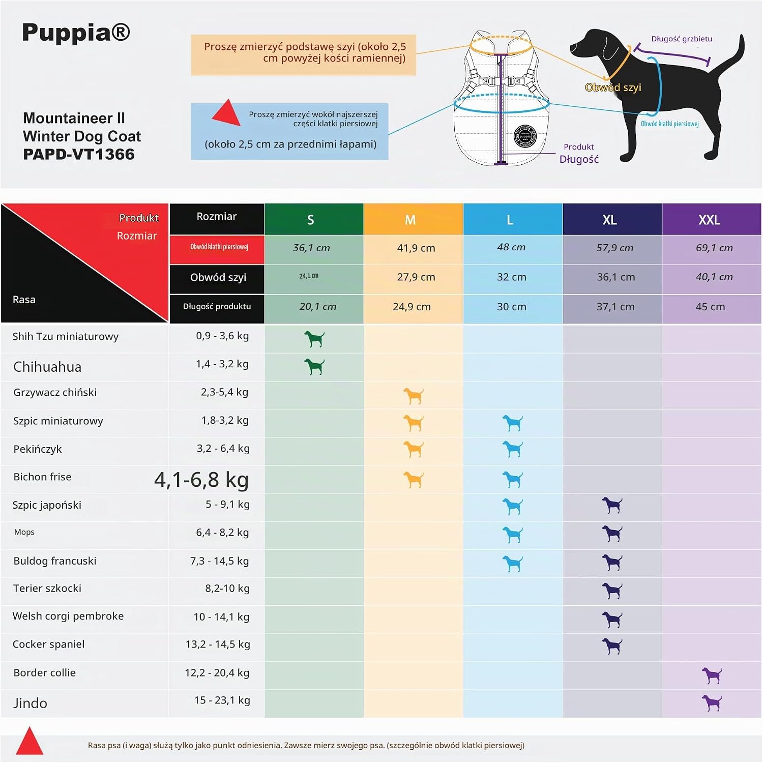 Detalle 2 de Puppia Mountaineer II – zimowa kamizelka dla psa z uprzężą, szara, M