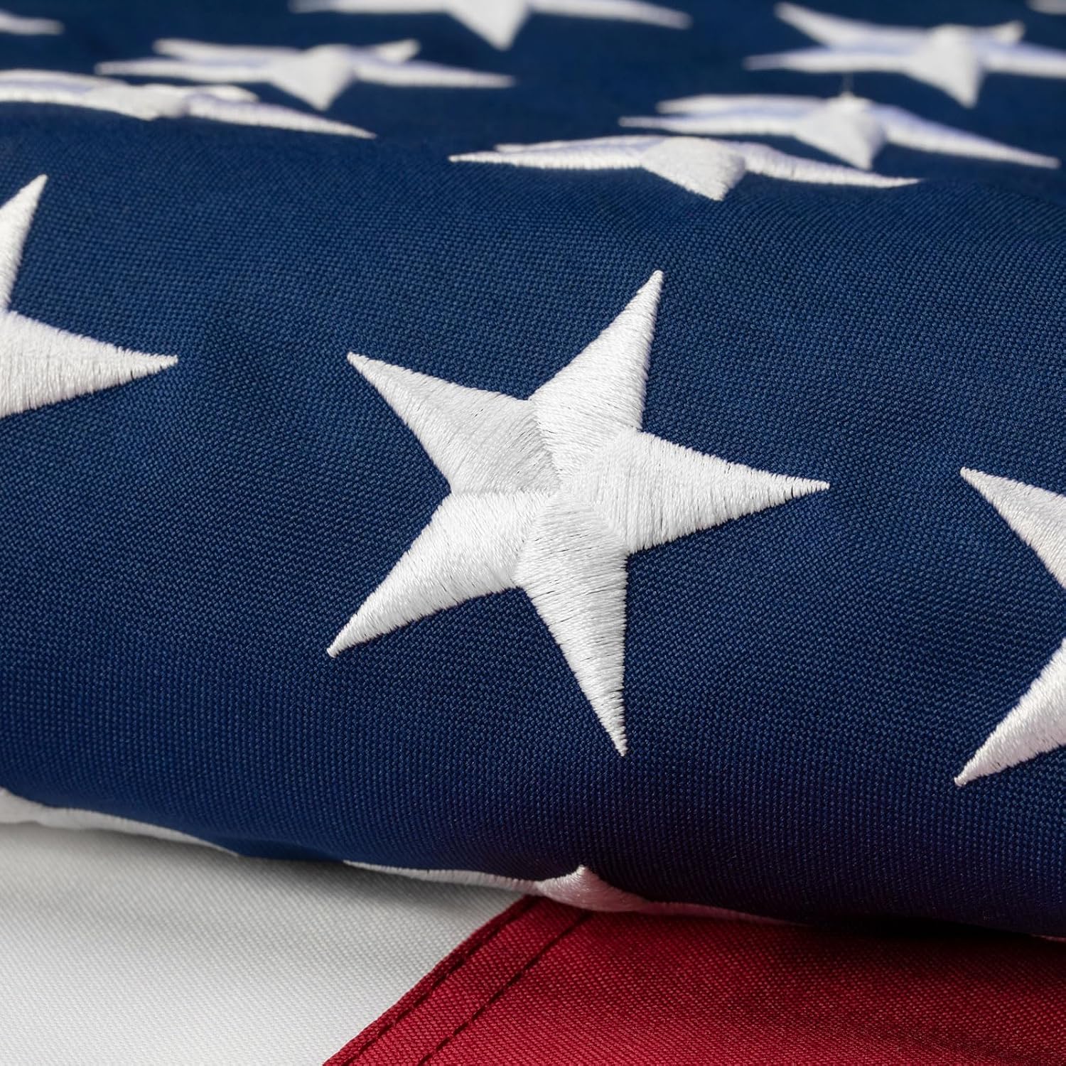 Detalle de Meryndou 5x8 FT American Flag, Spun Polyester with Embroidered Stars
