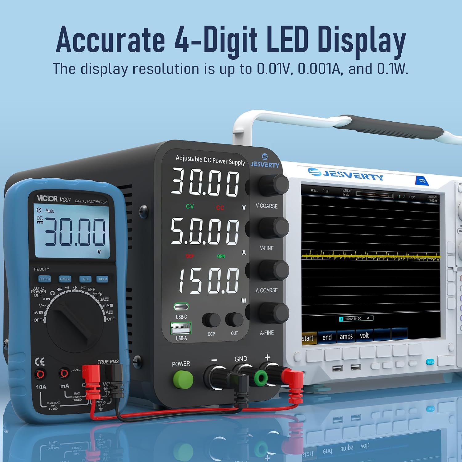 Thumbnail 2 de Jesverty SPS-3005V Variable DC Power Supply