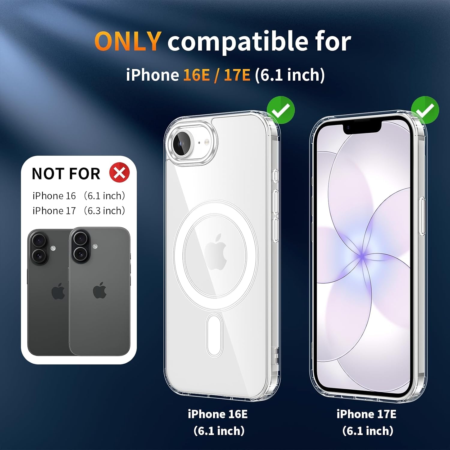 Thumbnail 1 de YNMEacc 5 in 1 Magnetic Case for iPhone 16e