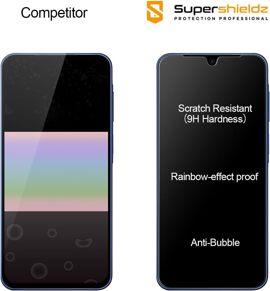 Detalle 2 de Supershieldz 2-Pack Tempered Glass Screen Protectors for Samsung Galaxy A17 5G