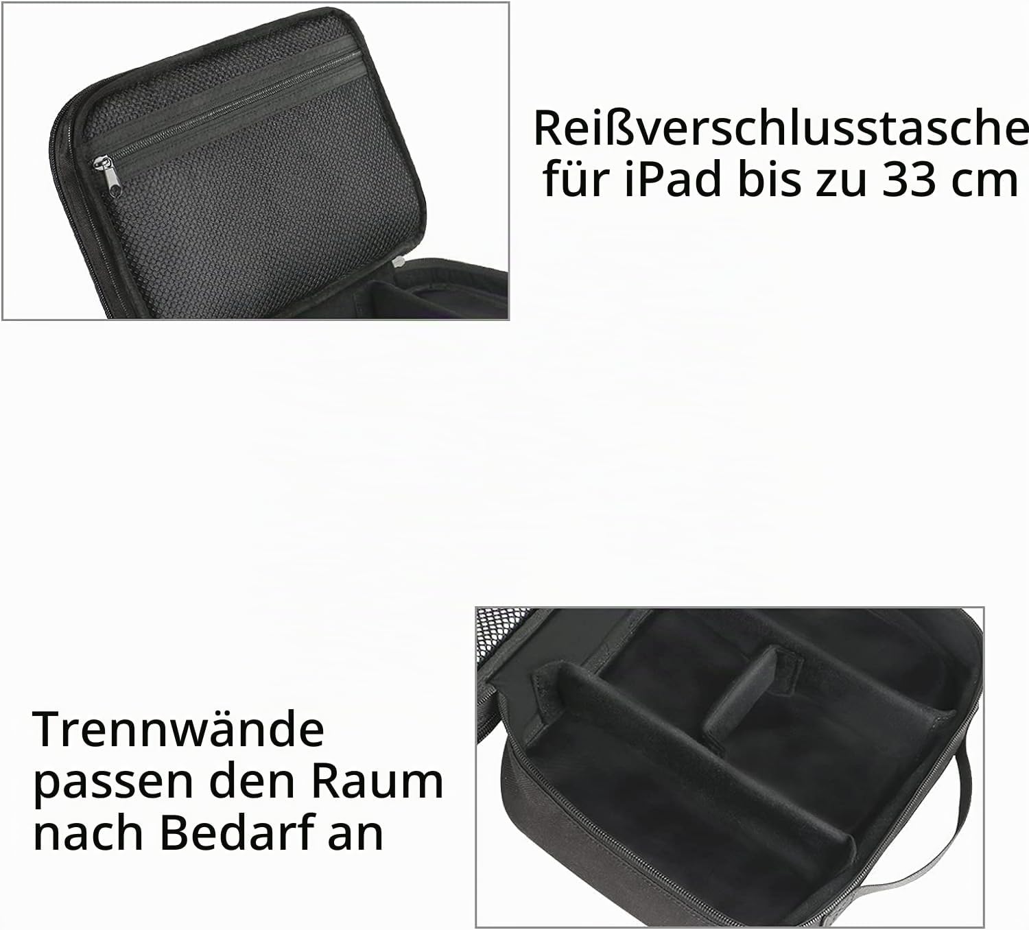 Thumbnail 4 de MATEIN Kabel Organizer Tasche (groß) – wasserabweisende Elektronik-Reise-Tasche für iPad bis 12,9 Zoll, Ladegerät & mehr