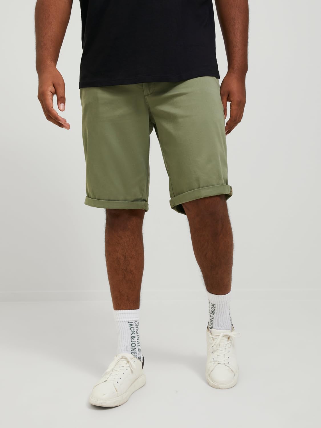 Thumbnail 1 de JACK & JONES Chino Shorts Regular Fit – Herren, mittlere Taille, Stretchanteil